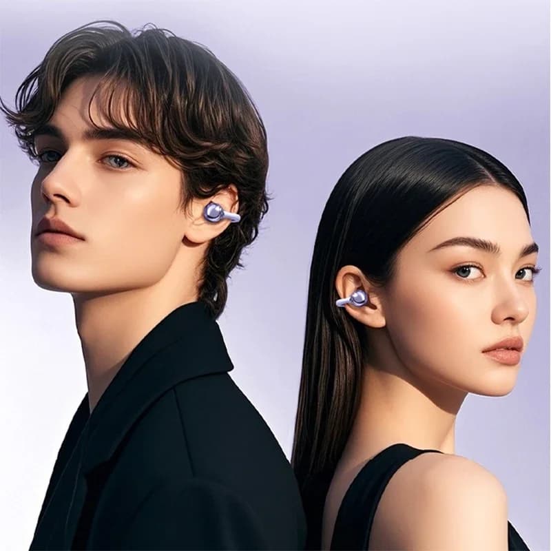 سماعات سوني اللاسلكية الأصلية D151 بتصميم مفتوح من الخلف مع مشبك، سماعات أذن رياضية بتقنية البلوتوث 5.4، سماعات رأس عازلة للضوضاء بجودة صوت عالية الدقة - 4