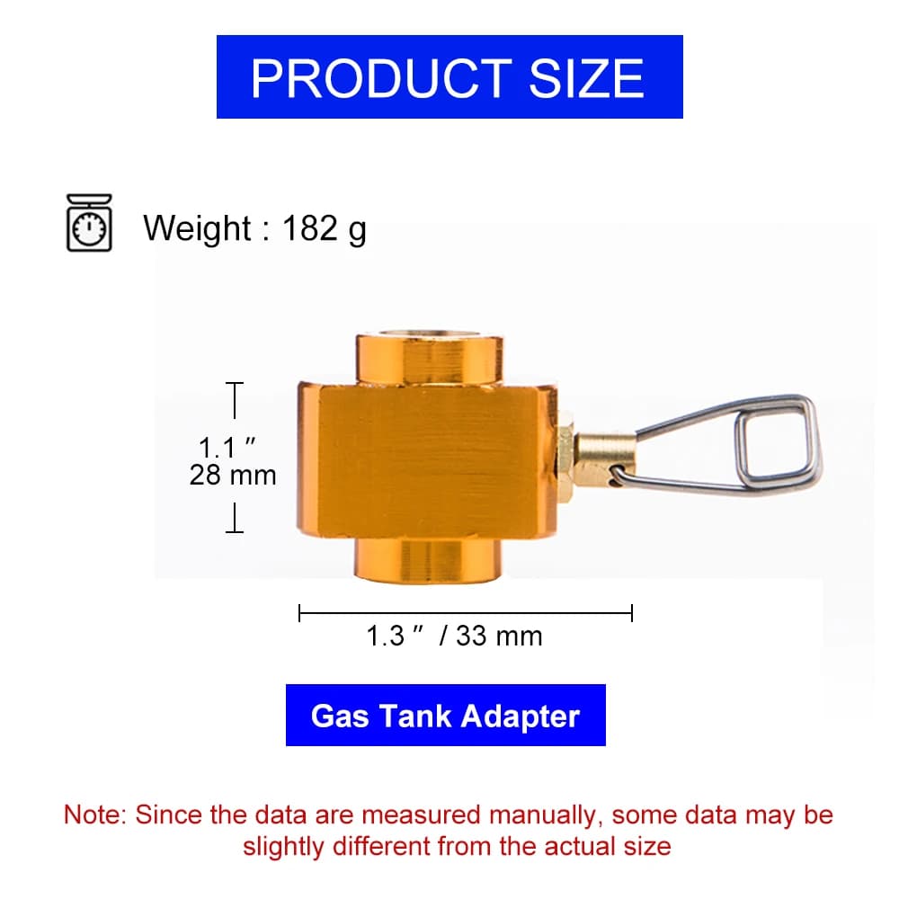 Widesea Camping Stove Propane Refill Adapter Gas Burner Gas Filling Butane Cylinder Tank LPG Saver Camping Equipment - 5