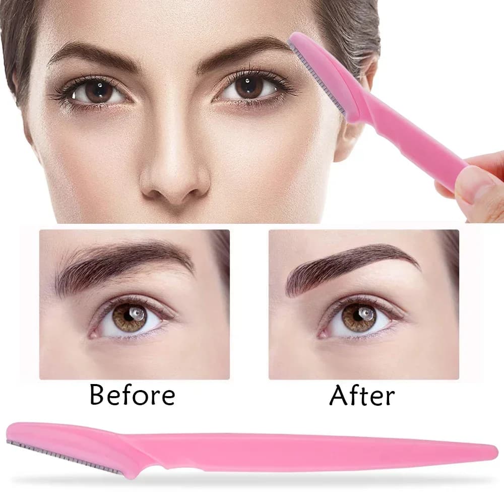 3/4/10Pcs Eyebrow Trimmer Blade Shaver Portable Face Razor Eye Brow Epilation Hair Removal Cutters Safety Razor Woman Makeup - 3