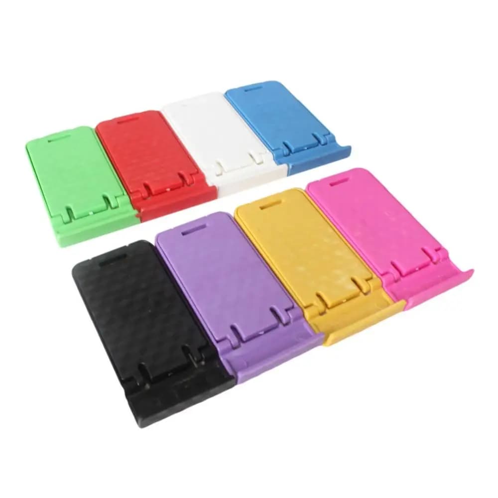 حامل مكتبي للهاتف المحمول محمول صغير قابل للطي حامل عالمي للهاتف الجوال حامل طاولة مكتبي إكسسوارات الهاتف - 2