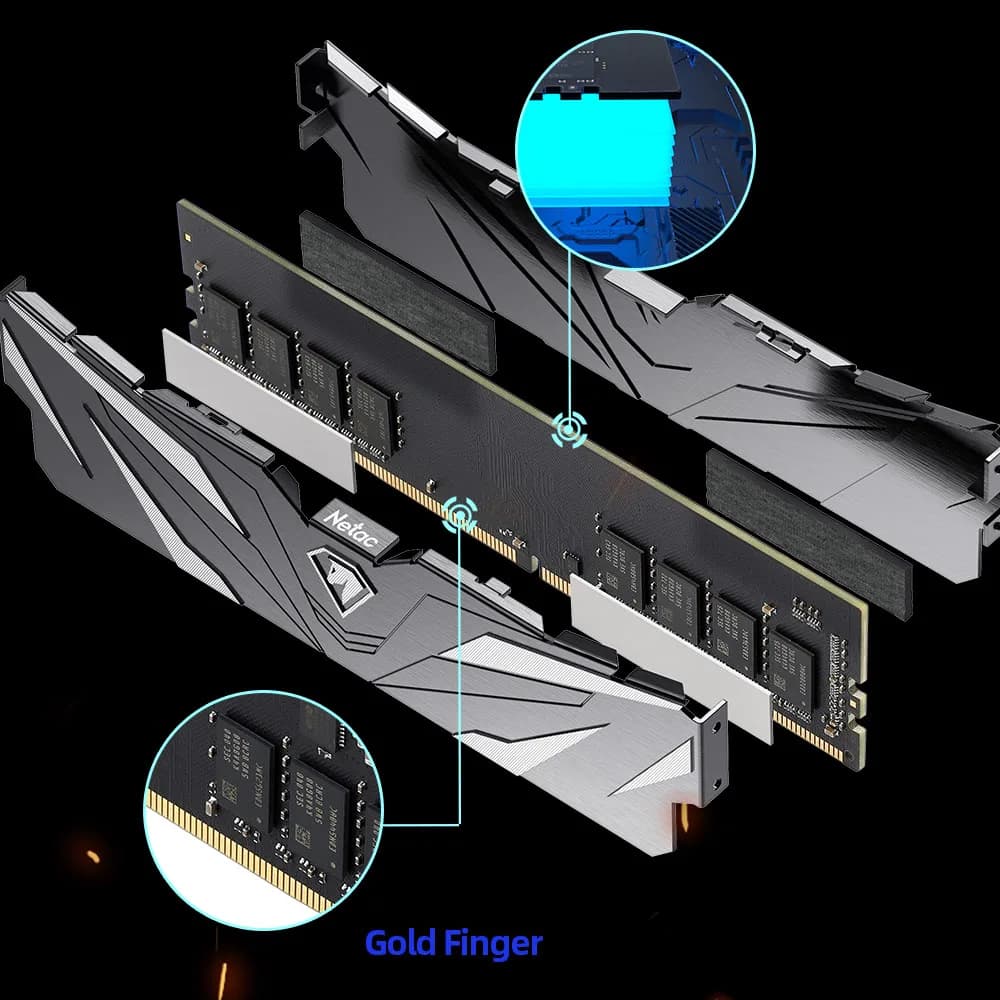 نتاك DDR4 8GB 16GB ذاكرة رام DDR4 2666 3200 3600 ذاكرة سطح المكتب Dimm مع مبرد XMP للكمبيوتر - 3
