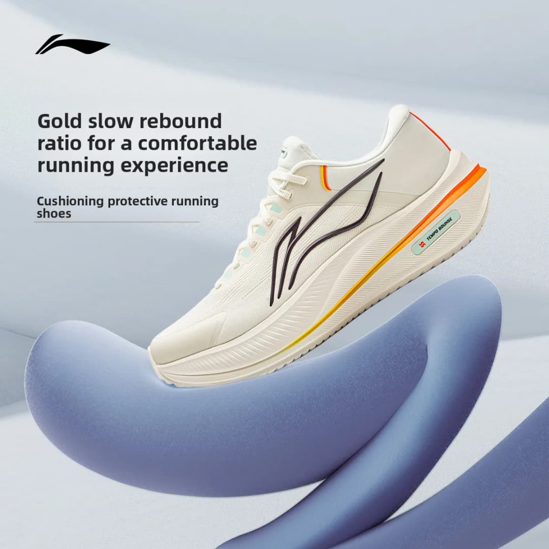 LI NING YUEYING5 Running shoes men's autumn and winter new stable support protection thick sole shock-absorbing running shoes - 4