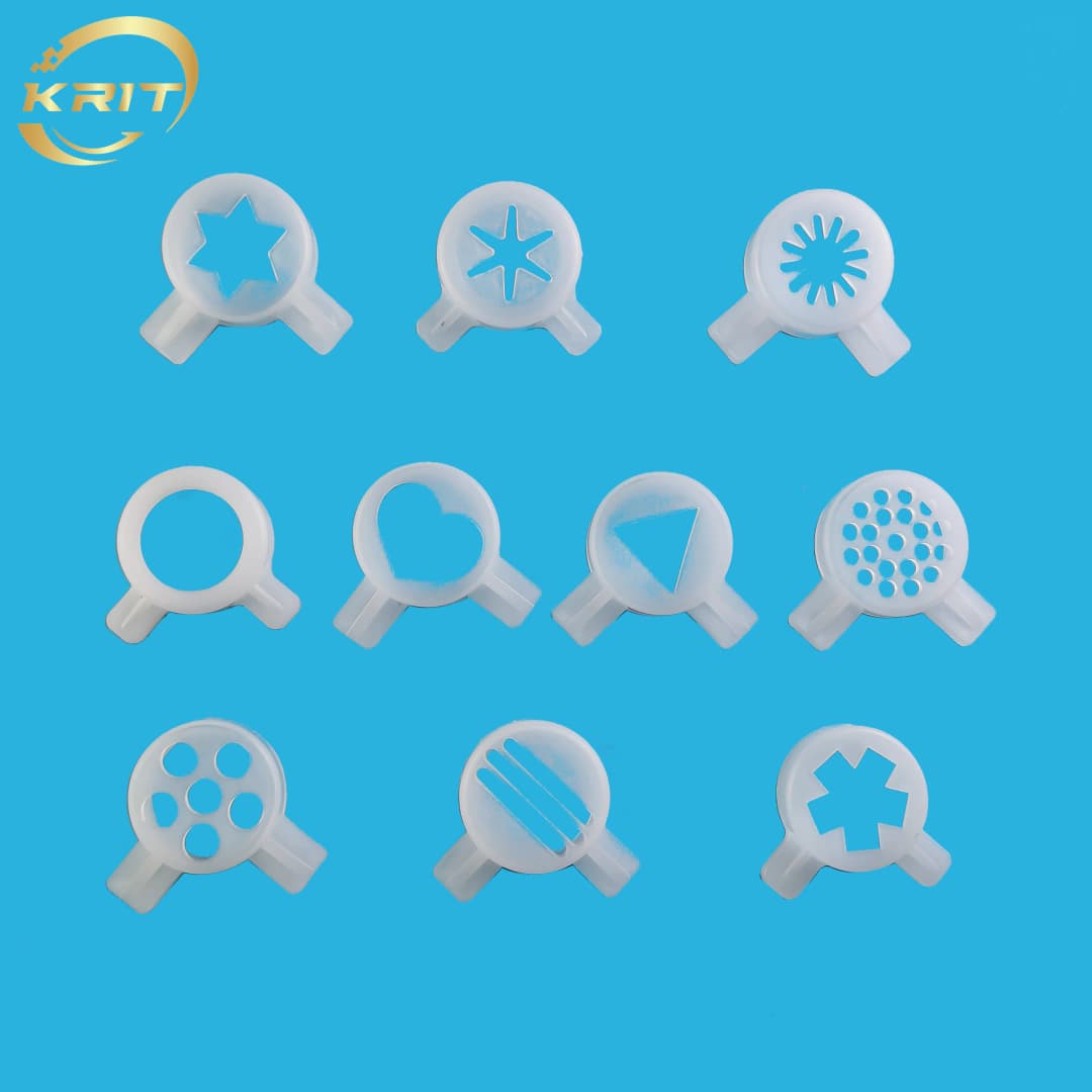 10 In 1 Set Fantastic Modeling Caps Spare Parts Of Soft Serve Ice Cream Makers Nozzle Moulding Lids Inner Diameter 29mm VEVOR