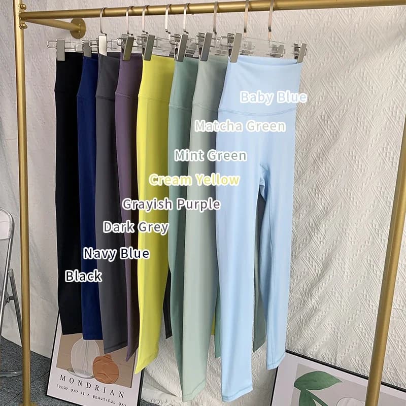Summer Hot Sale Yoga Leggings High Waist Breathable Quick Drying Yoga Pants Fitness Running Cycling Workout Gym Clothing - 4