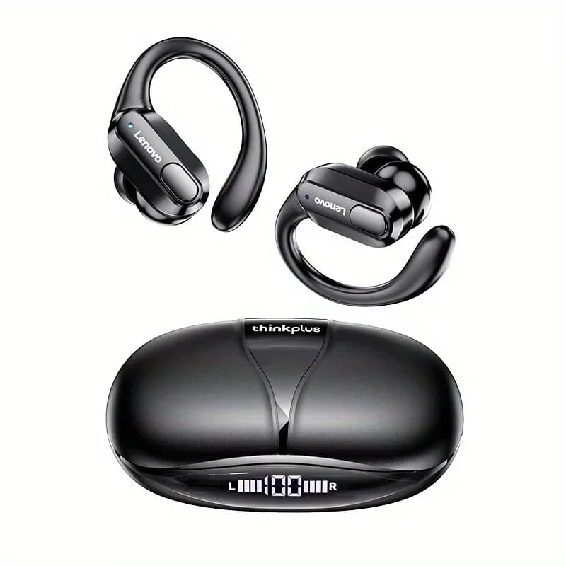 Lenovo XT80 Sports Wireless Headphones with Mics, Button Control, LED Power Display,Hifi Stereo Sound - 6