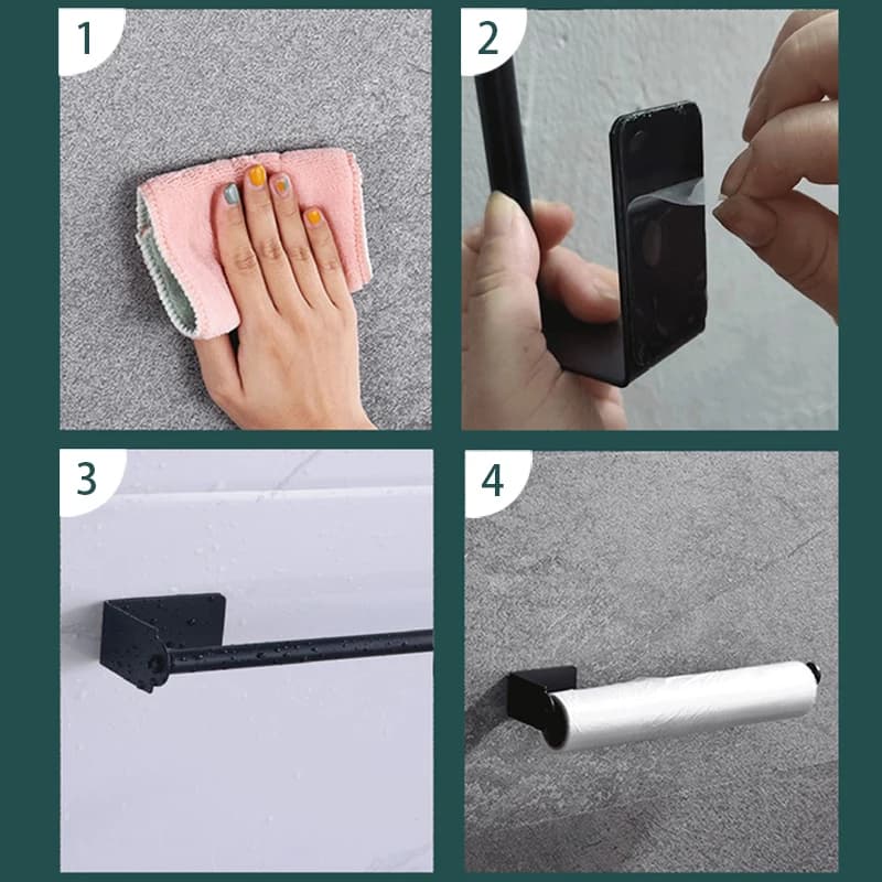 حامل مناشف المطبخ حامل المناشف الورقية من الفولاذ المقاوم للصدأ تحت الحوض المنظم إطالة تخزين الرف بالوعة الملحقات SNJ007 - 5