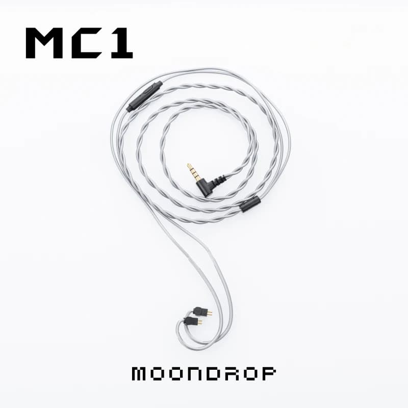 كابل ترقية MOONDROP MC1، ميكروفون 3.5mm، 0.78mm-2pin، كابل ميكروفون متعدد الأغراض لـ CHU II