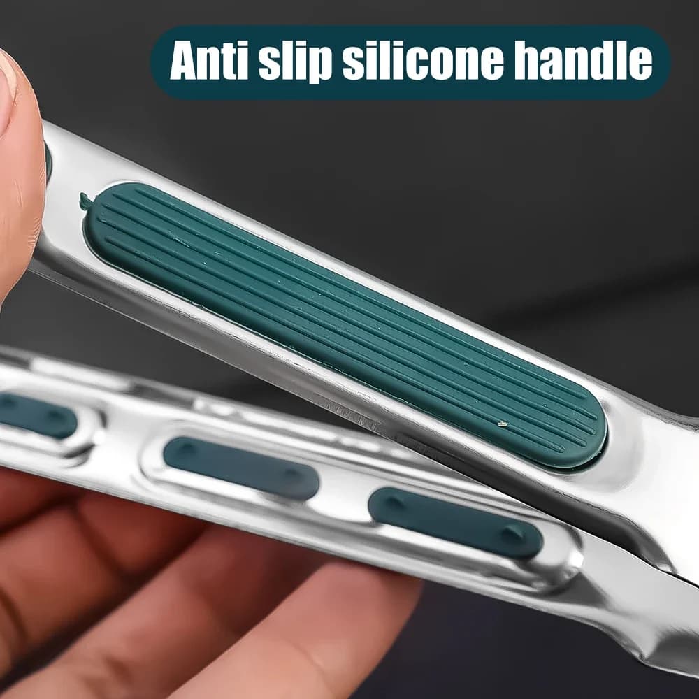 New Stainless Steel Food Tongs BBQ Meat Salad Bread Clip Barbecue Grill Buffet Clamp Non-slip Tong Cooking Tools Kitchen Gadgets - 6
