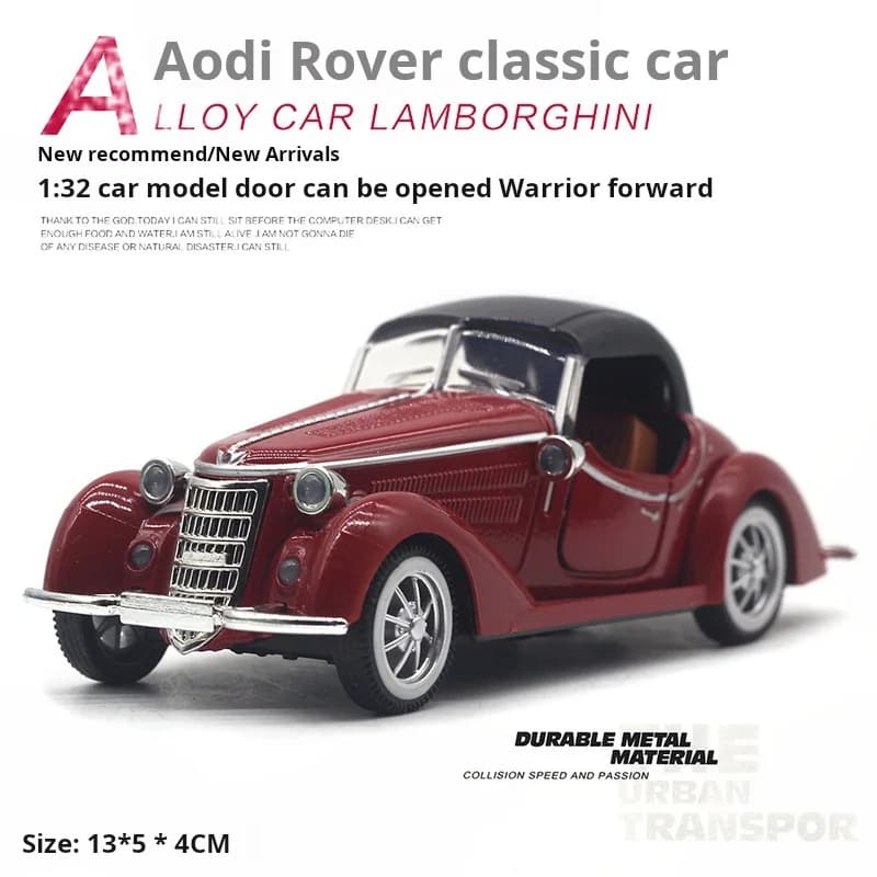 1:32 Vehicle Model Super Classic Pull Back Toy Car Educational Collection Door Open Car Model Gift Gift Car for Audi - 6