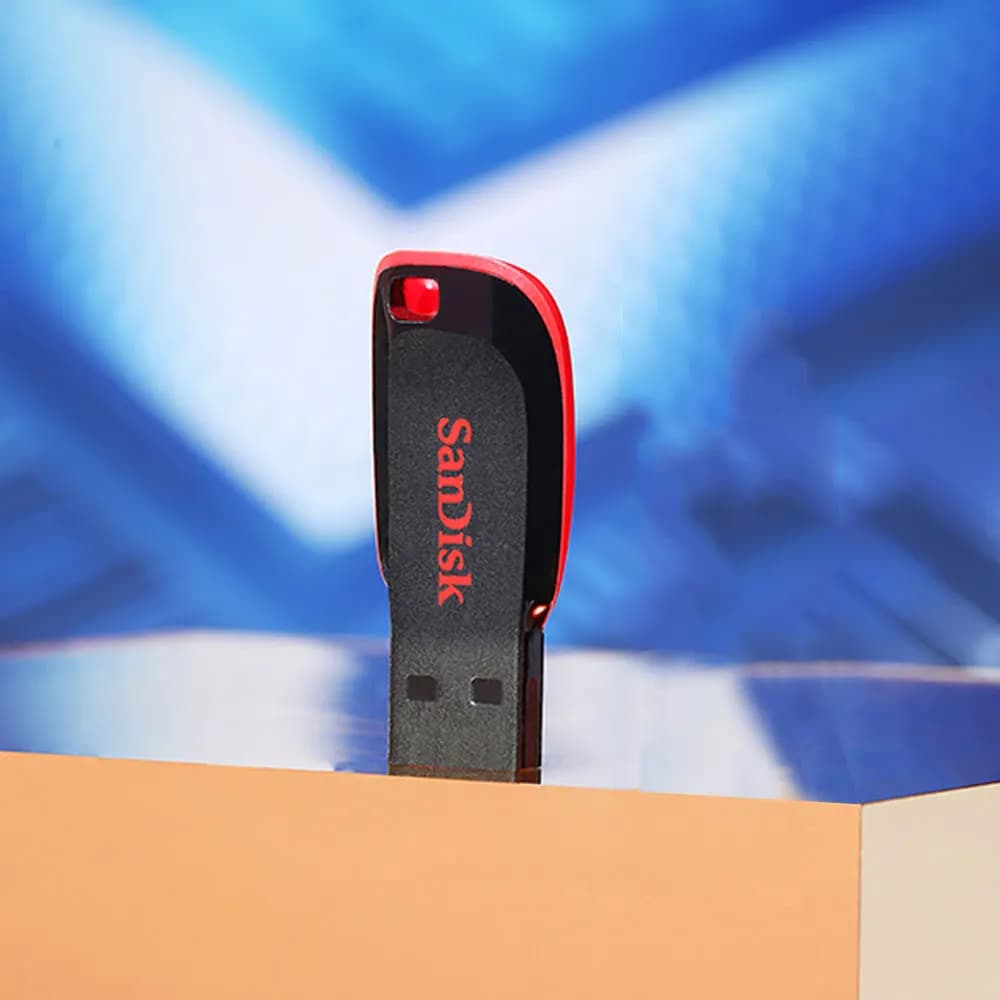 100% أصلي SanDisk محرك أقراص فلاش USB سعة 64 جيجابايت 32 جيجابايت قرص USB 16 جيجابايت USB2.0 قلم تخزين مصغر لأجهزة الكمبيوتر - 6