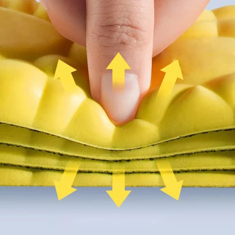 4D Cloud Technology Sports Insoles for Shoes PU Sole Soft Breathable Shock Absorption Cushion Running Orthopedic Care Insoles - 3