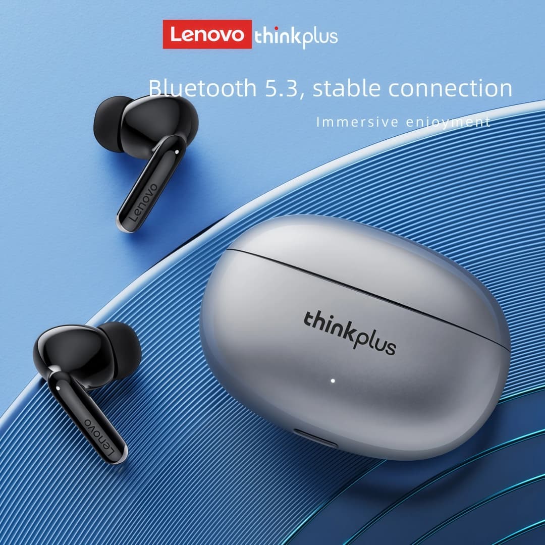 سماعات بلوتوث داخل الأذن لينوفو ثينك بلس XT88 بميكروفونين، تقليل ضوضاء ستيريو، سماعات لمس باس هاي فاي - 2