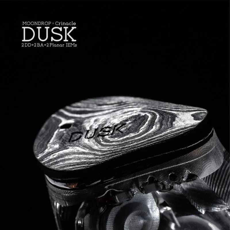 سماعات أذن داخلية MOONDROP x Crinacle DUSK 2DD+2BA+2Planar مع كابل 0.78 2pin ووصلة 3.5mm/USB-C - 5