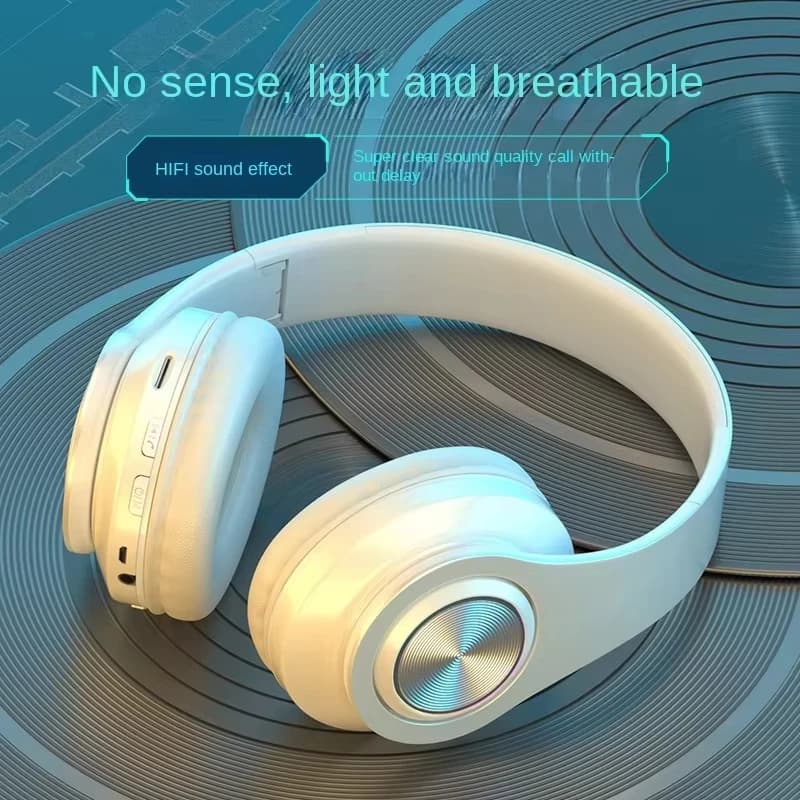 B39 Head-mounted Wireless Bluetooth Headphones With Mic Noise Cancelling Headsets Stereo Sport Gaming Earphones New - 2