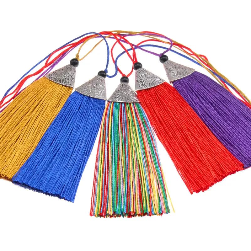 5 قطع/حزمة شرابة فم سمكة مسطحة 8 سم إكسسوارات ملابس يدوية هدية صنع إكسسوارات علامة كتاب مشط قلادة ديكور ملابس