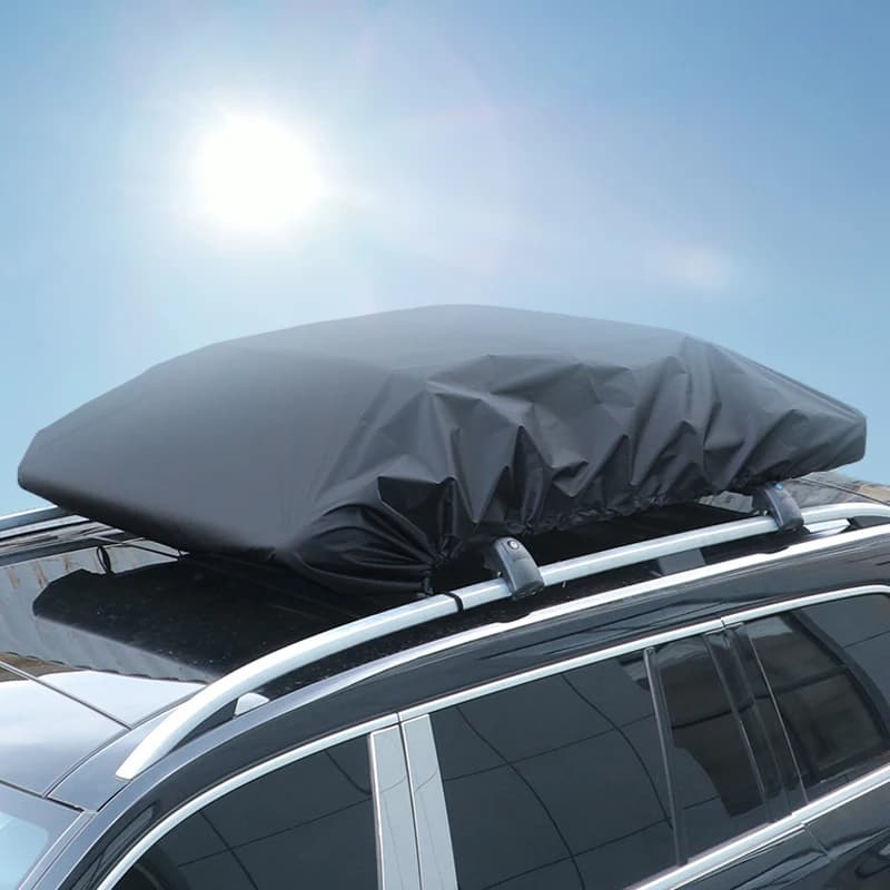 Multi Size Car Roof Rack Cover 210D Oxford Cloth Car Roof Travel Bag Waterproof Rain Cover Luggage Cargo Covers For Off-Road SUV - 4