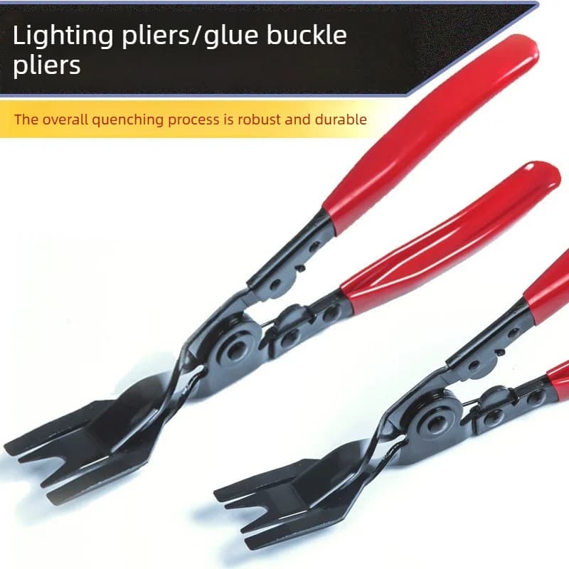 كماشة لصق باردة للمصابيح الأمامية - أداة إزالة مسامير السيارة البلاستيكية