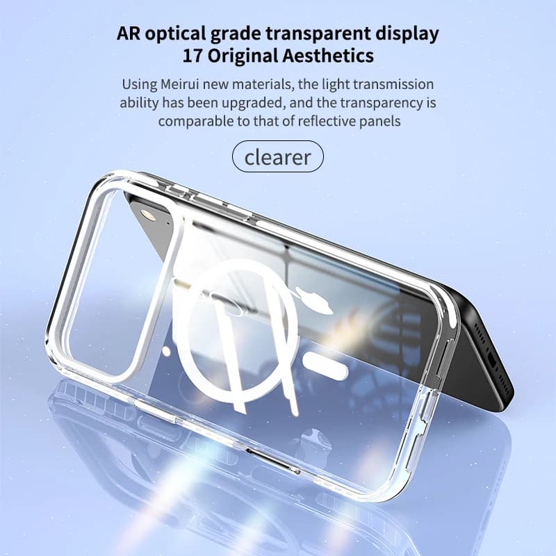 Luxury PE Striped Border HD Phone Case for iPhone 17 Air 16 15 14 Plus 13 12 Pro Max for Magsafe Magnetic Wireless Charge Cover - 4