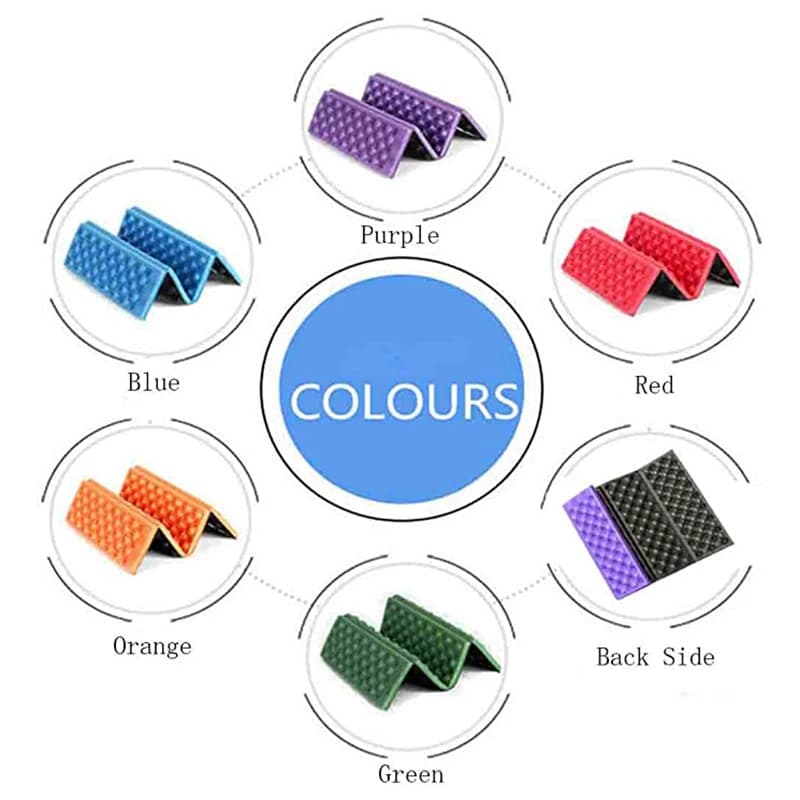 Camping Foam Pad Waterproof Foam Seat for Picnic Hiking Backpacking Mountaineering Trekking Stadium Bleachers Outdoor - 3