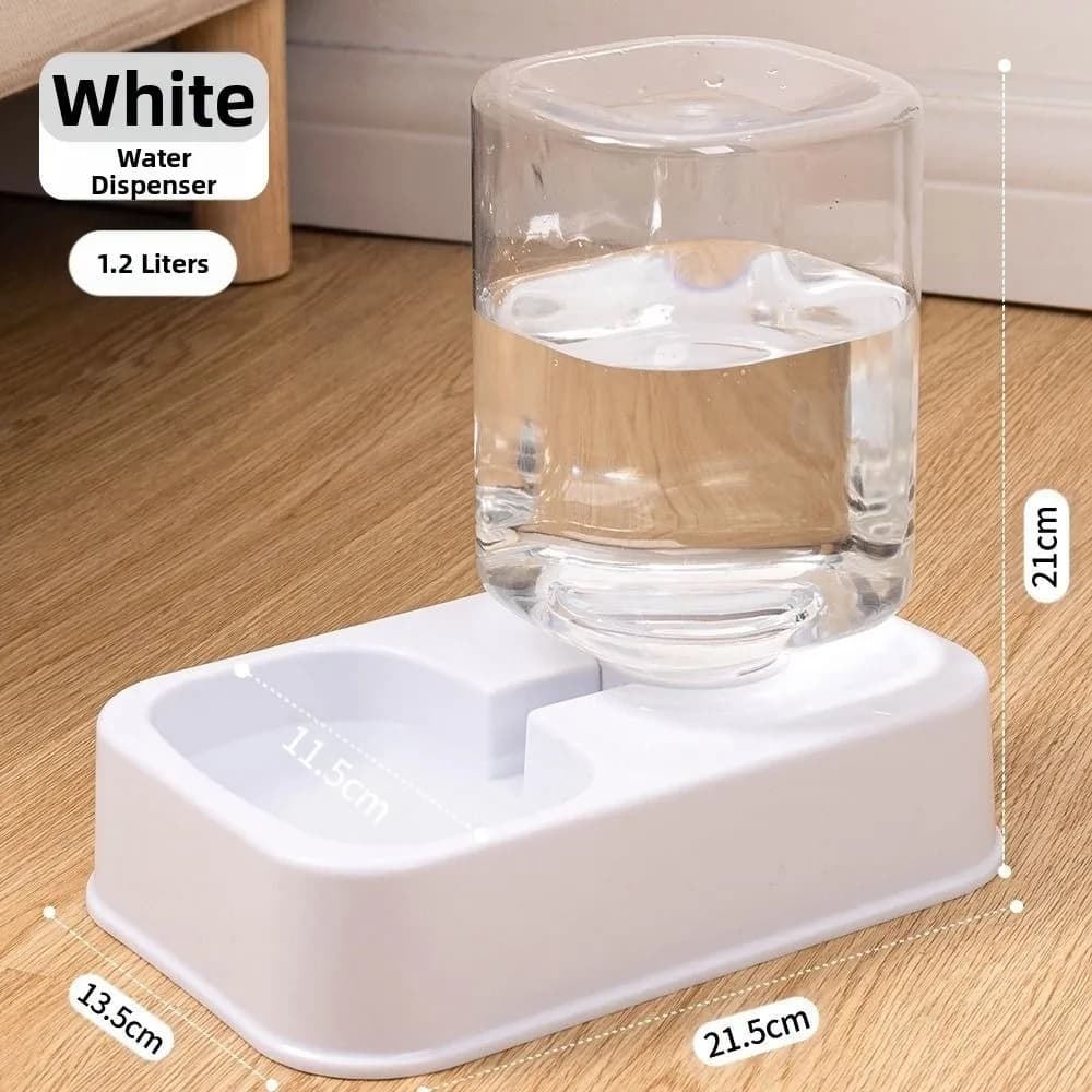 1.2L/1.5L Pet Automatic Feeder Plastic Large Capacity Cat Dog Water Dispenser Feeder Set 3 Colors 2 Styles - 3