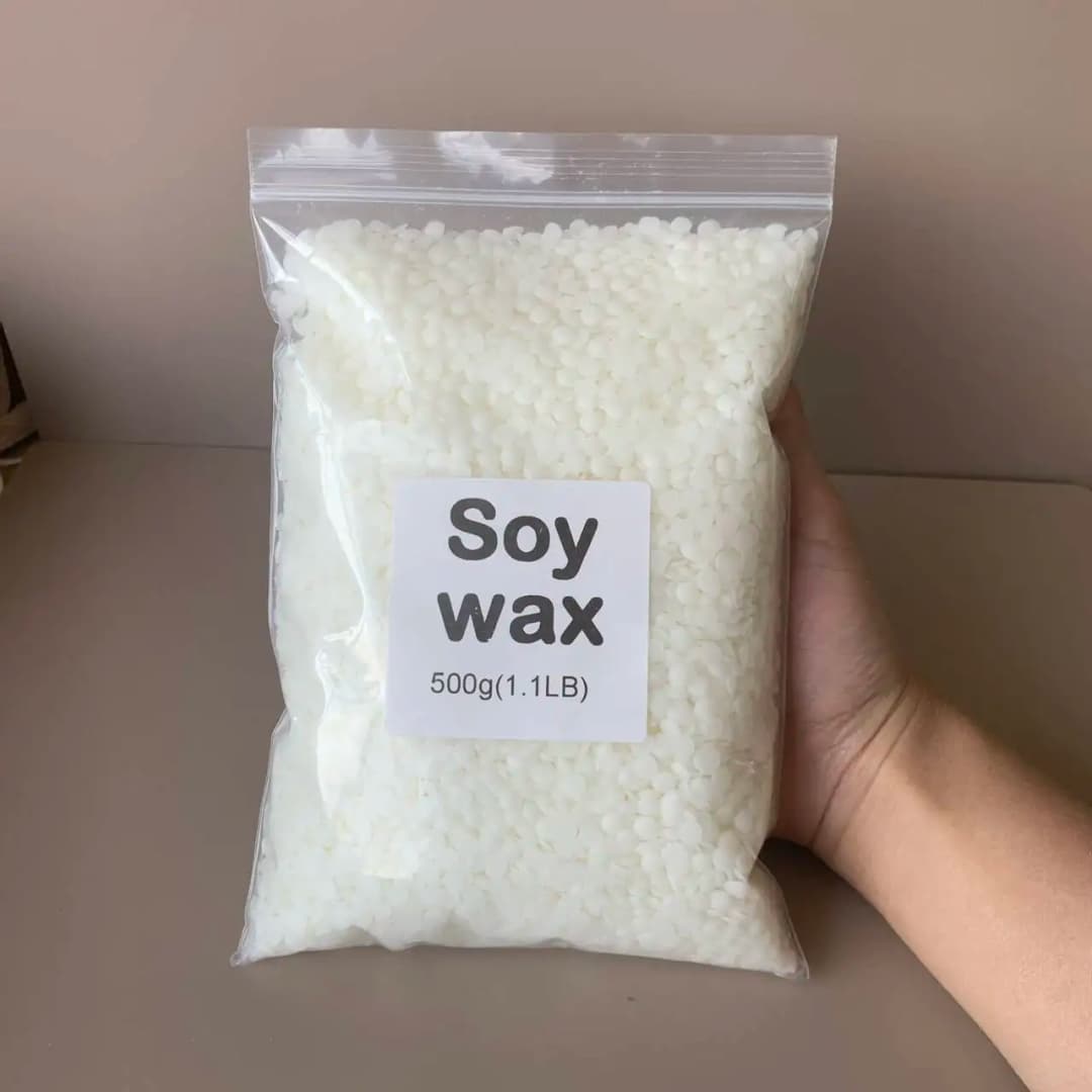 50g-1000g 100% natural Soy Wax Paraffin Material Pre-Soy Wax-Core natural soy wax blocks for homemade candles high quality - 3