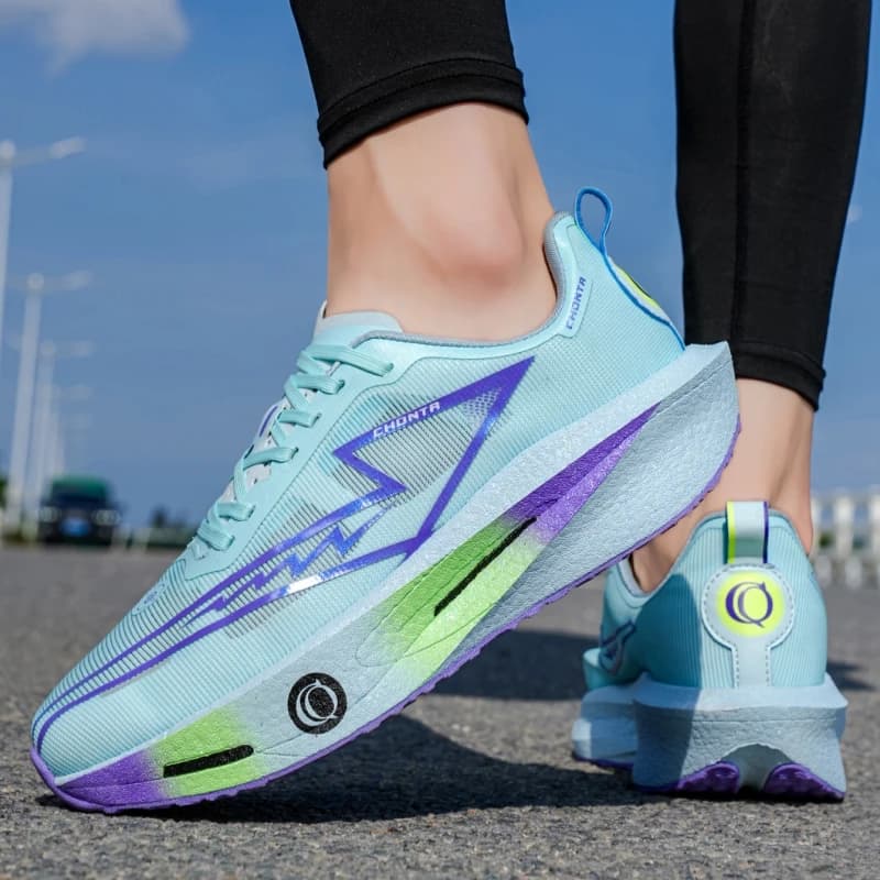 Men's Fashionable Casual Comfortable Sports Running Shoes - Breathable Fabric Upper, Non-Slip, Wear-Resistant, Shock-Absorbing Sole, Round-Toe Lace-Up Casual Running Shoes, Suitable for All Seasons - 6