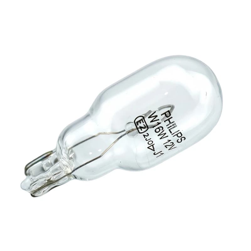 Philips 2 Lamps 12V W16W W2,1x9,5d Vision Original Car Reverse Bulb Brake Lamp Standard Signals Rear Light 12067CP - 3