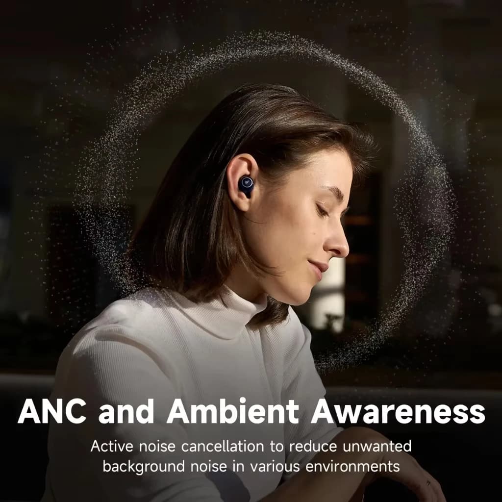 Edifier T30 Active Noise Cancellation Bluetooth Earphone Wireless Headphones Bluetooth 5.4 IP54 Water proof 22H Playtime - 2