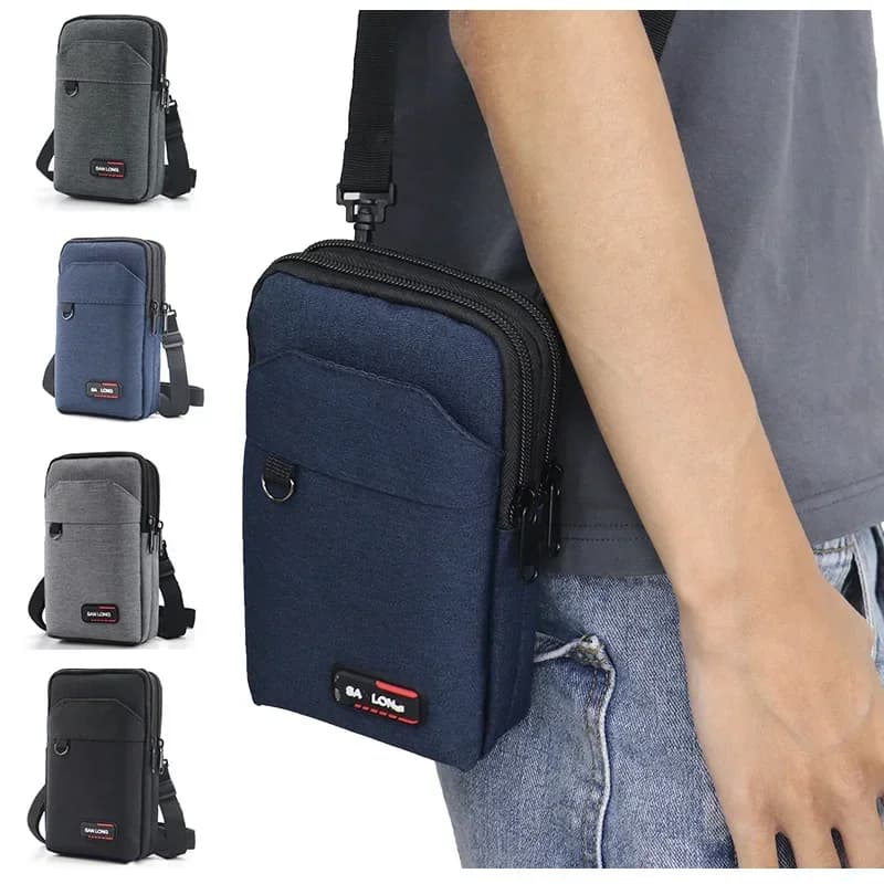 New Outdoor Sports Waistpack Small Shoulder Bag Running waist bag Unisex Large Capacity Zero Wallet Mobile phone pouch - 2