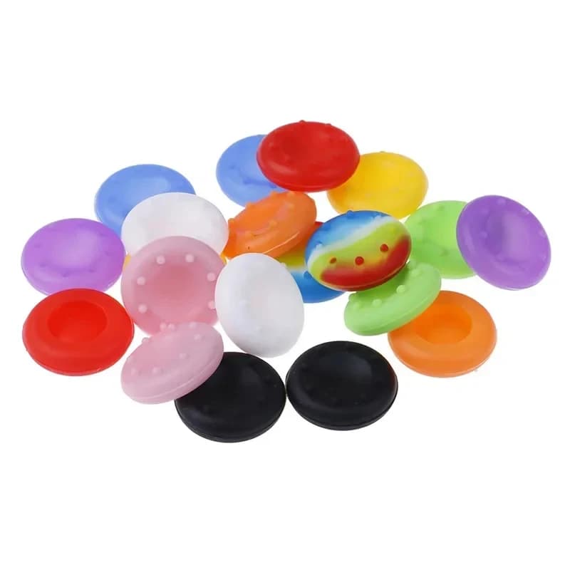 20pcs Random Soft Silicone Gamepad Joystick Grip Caps Case for PS4/PS5/Xbox360/Xbox One/Switch Pro Controller Game Accessories - 3