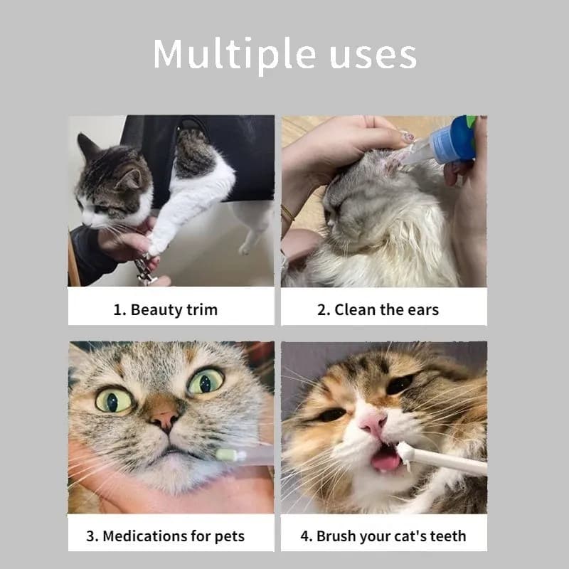 Cat Grooming nail cutting anti scratch bite fixed bag bath Trimming Restraint Bag Pet Beauty hammock hanging Pet Supplies - 2