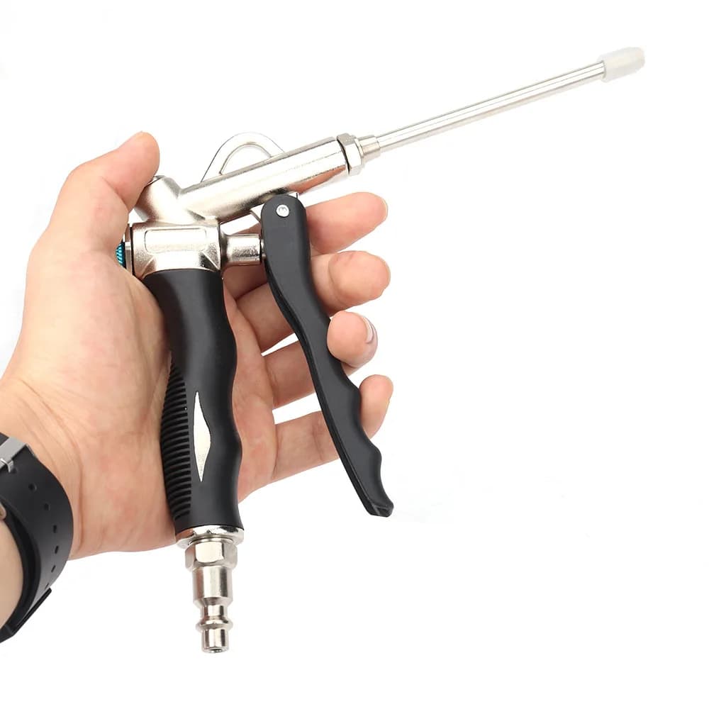 1/2 قطعة قابل للتعديل الهواء الغبار بندقية يده 2-Way الهواء ضربة بندقية ارتفاع ضغط تنظيف وإزالة الغبار الهوائية أداة - 4