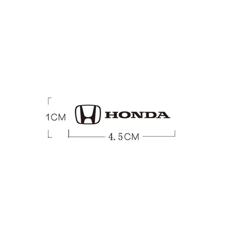 Car Emblem Sticker Accessory For Honda Civic FIT Accord Prelude CRV 5th Mugen CRZ CRX Jazz HRV Pilot Odyssey City Inspire Vezel - 2