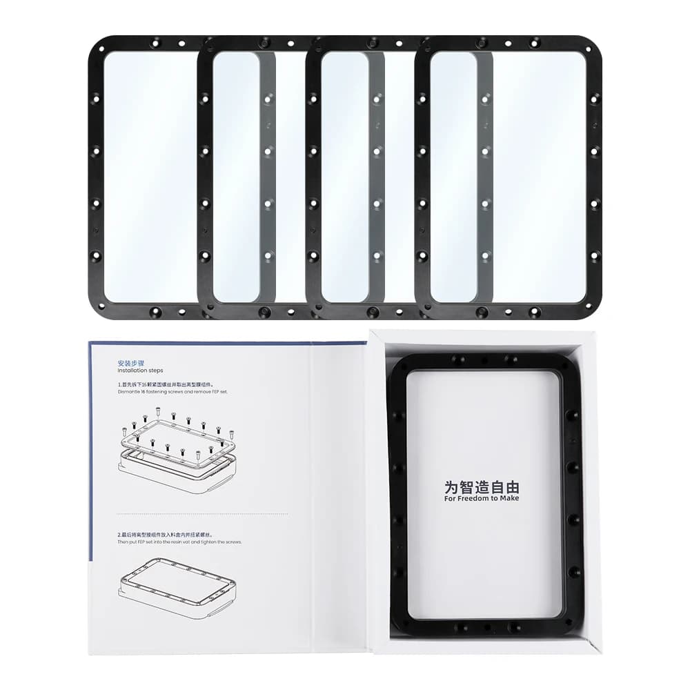 ANYCUBIC 6.6 Inch 1/2/5PCS FEP Film Set For Photon Mono 2 Integrated Release Film For LCD 3D Resin Printer 3D Printers Parts - 4