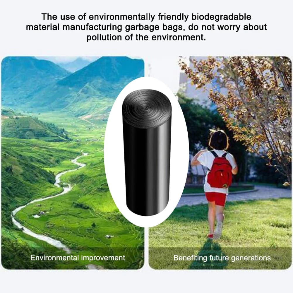 1-8 Roll Portable Toilet Car Toilet Bucket Trash Can Travel Outdoor Camp Folding Toilet for Tour Emergency Self-driving for Adul - 3