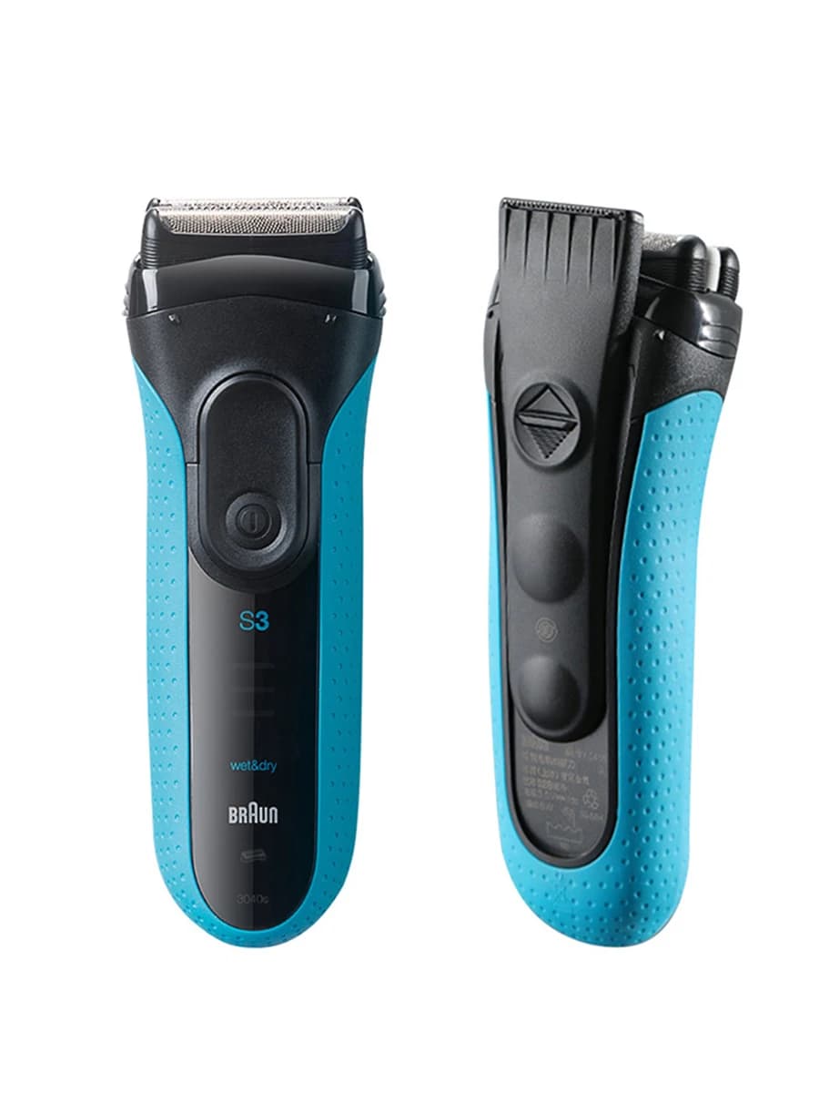 ماكينة حلاقة كهربائية Braun Series 3 ProSkin، 3 شفرات عائمة، أداة تشذيب دقيقة، مقاومة للماء 100%، قابلة للشحن لاسلكيًا للرجال - 6