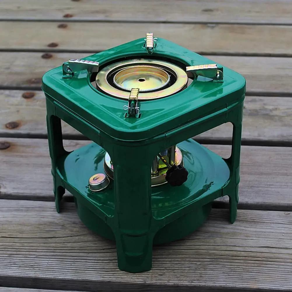 Diesall Camping Stove 8-Wicks Outdoor Kerosene Stove Camp Stove For Backpacking Hiking Adventure Camping - 2