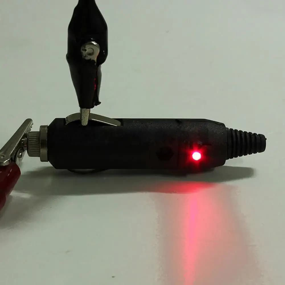 1PC 12V 24V Auto 20A Male Car Cigarette Lighter LED Socket Plug Connector Adapter For Car/Van Vehicle Motor Car Accessories - 4