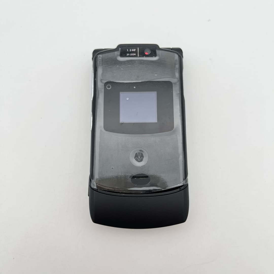 هاتف موتورولا رازر V3xx أصلي غير مقفل، بطارية 940 مللي أمبير، يدعم 3G وGSM 900/1800/1900 - 5