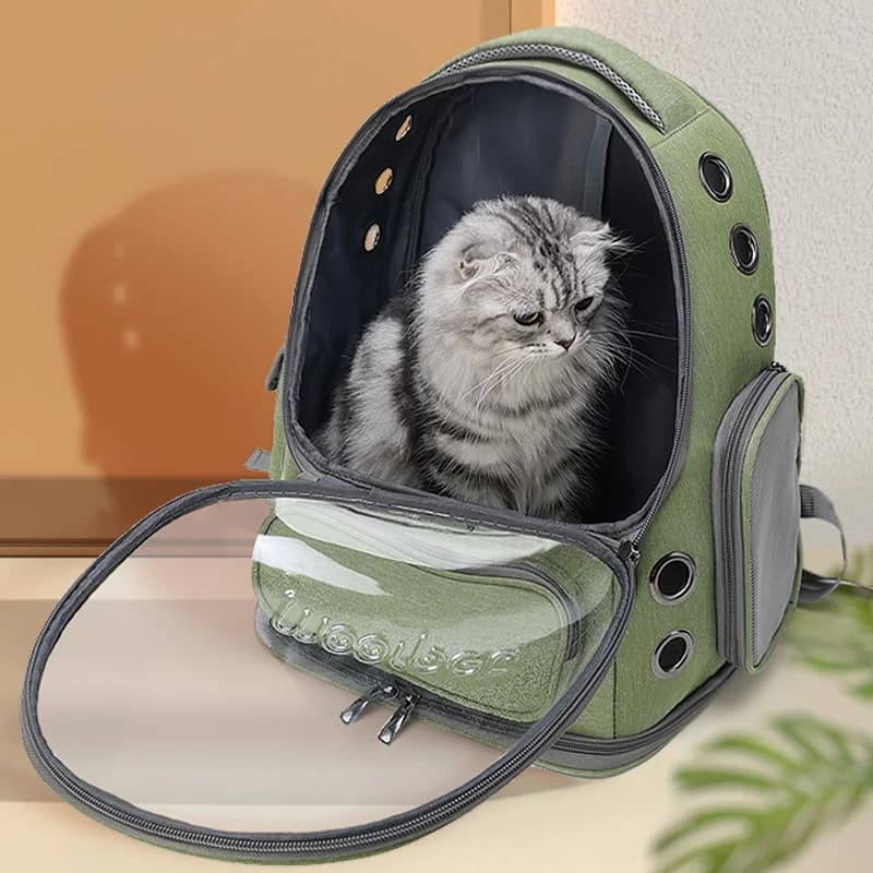 Transparent Pet Cat Carrier Bag Outdoor Travel Backpack for Cats Small Dogs Breathable Cat Carrying Bag Pet Supplies - 4