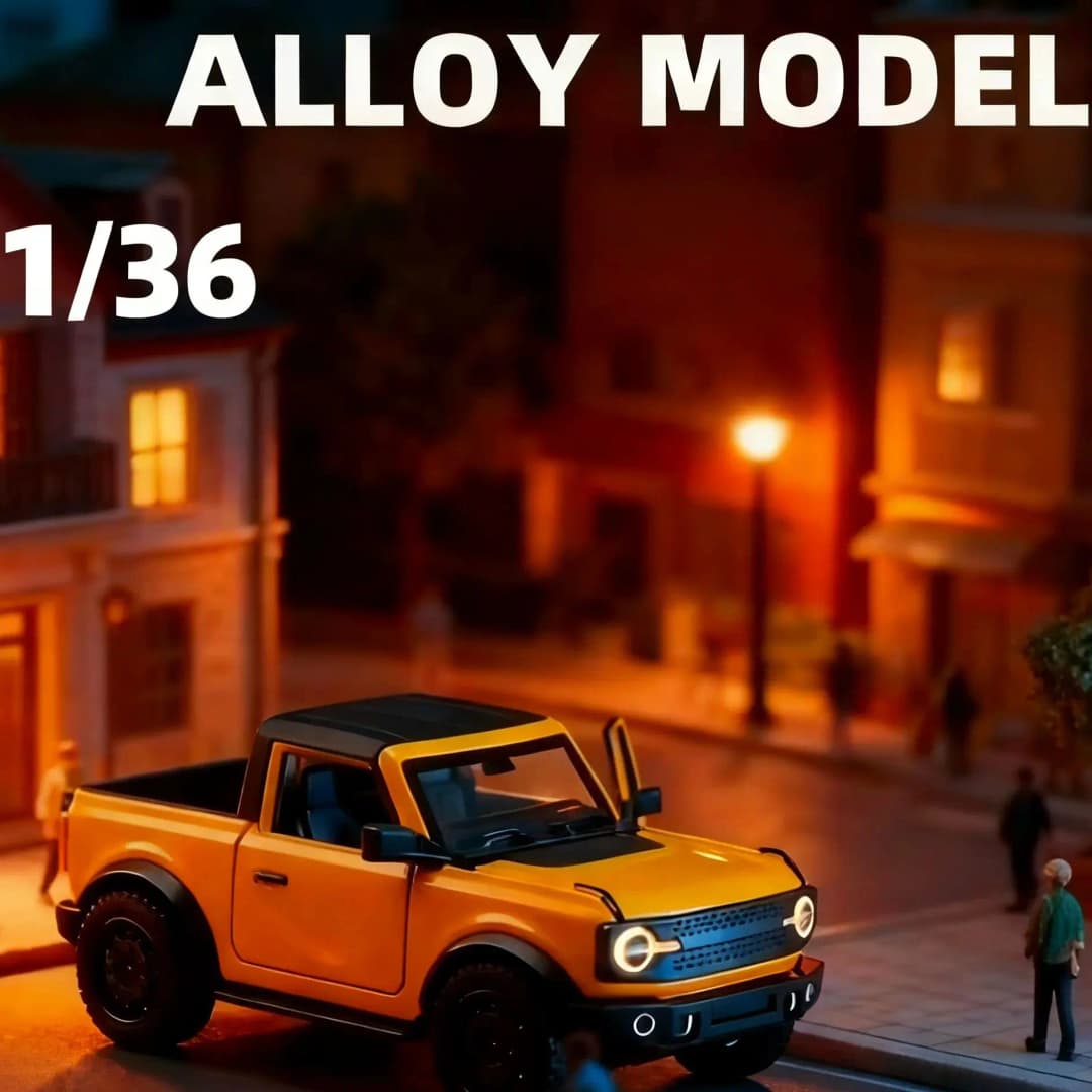 هامر جديدة قابلة للتحويل للطرق الوعرة بمقياس 1/36 - لعبة أطفال، معدن مصبوب، محرك قوي - 2