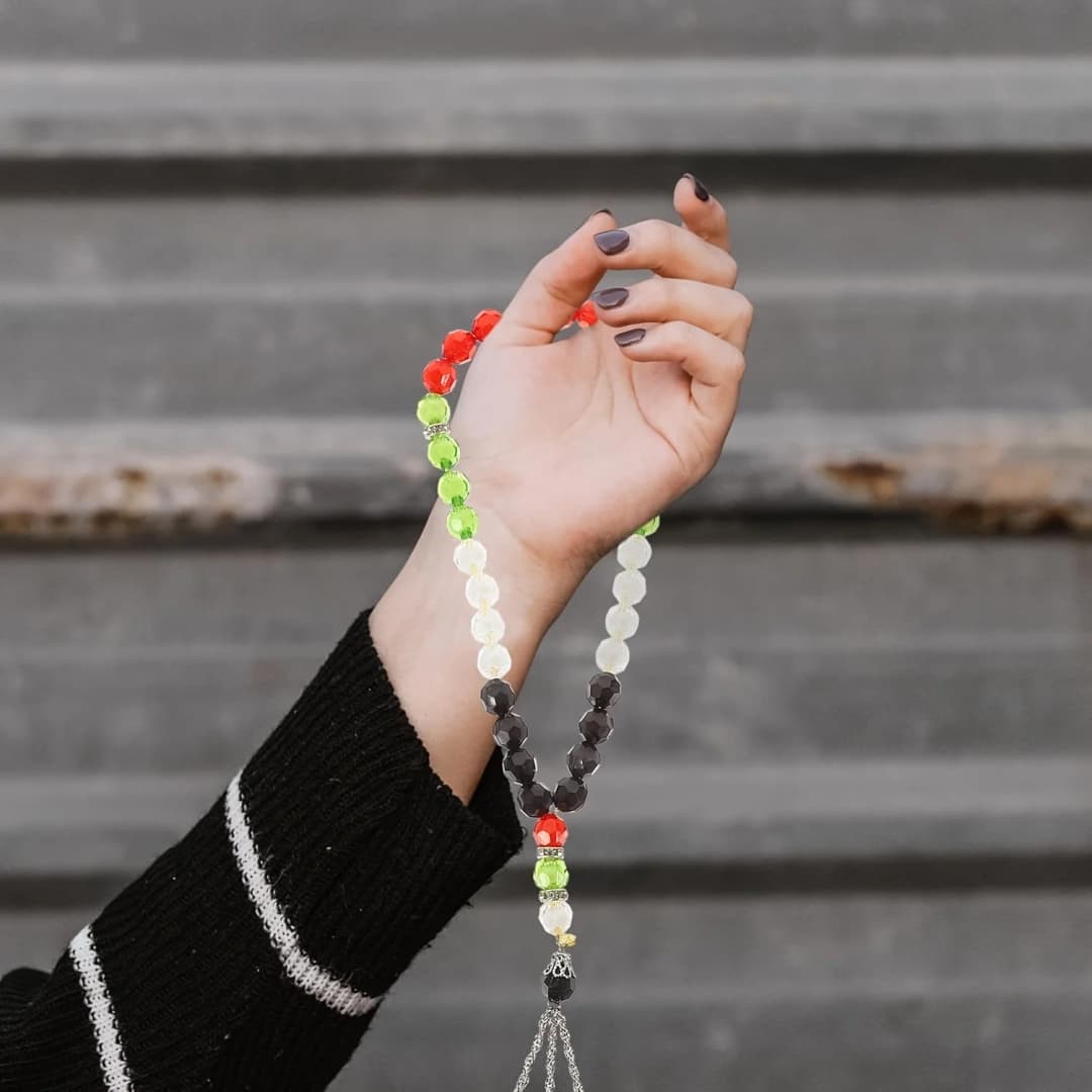 12pcs Islamic Prayer Beads Car Interior Set,Unisex Ramadan and Eid Spiritual Gift, 2025 Muslim Faith Decoration,for Safe Driving - 2