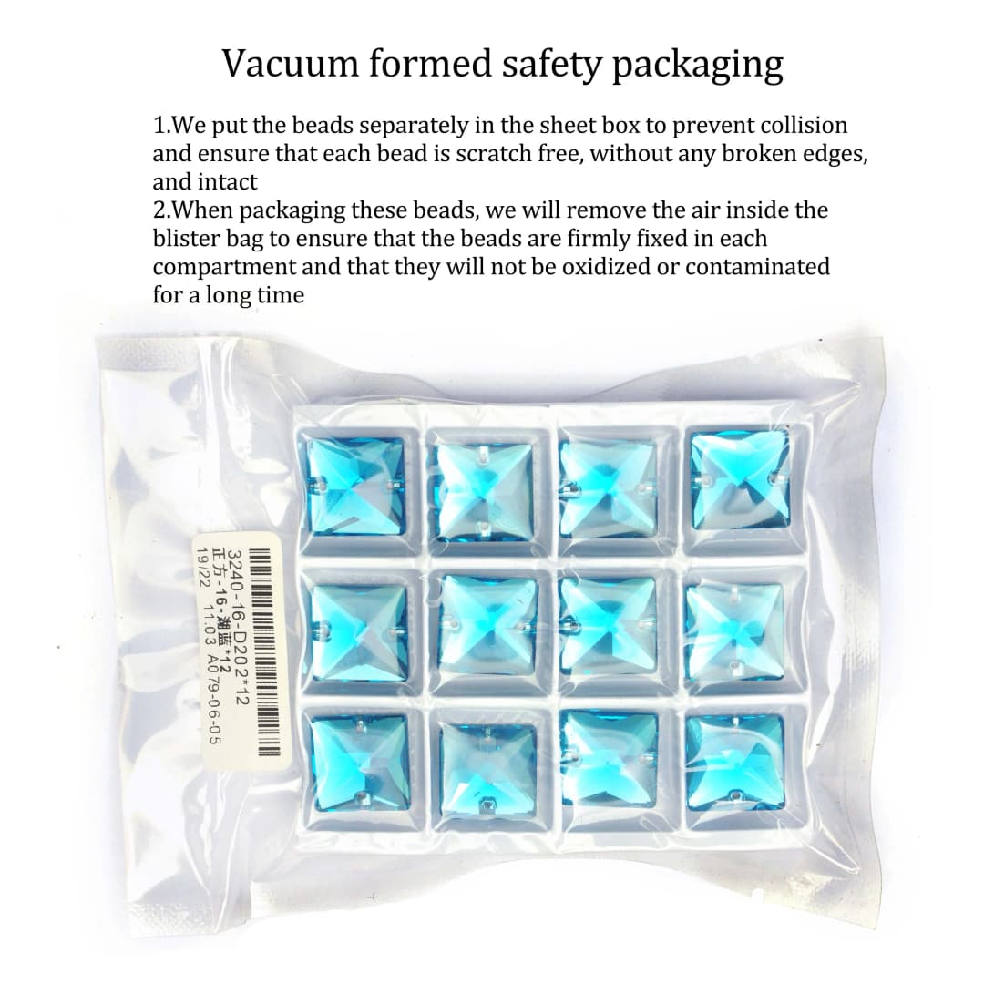 Pubrilex Galactic Shape Sew On Rhinestones Crystal Glass Flatback Chamfered Rhinestone Sewing Strass for Garment Decoration - 5