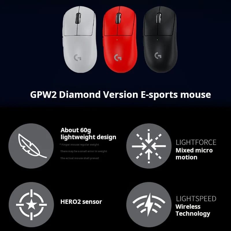 لوجيتك gpw2 G PRO X SUPERLIGHT 2 SE ماوس ألعاب لاسلكي 8KHz 88G 888IPS - 2