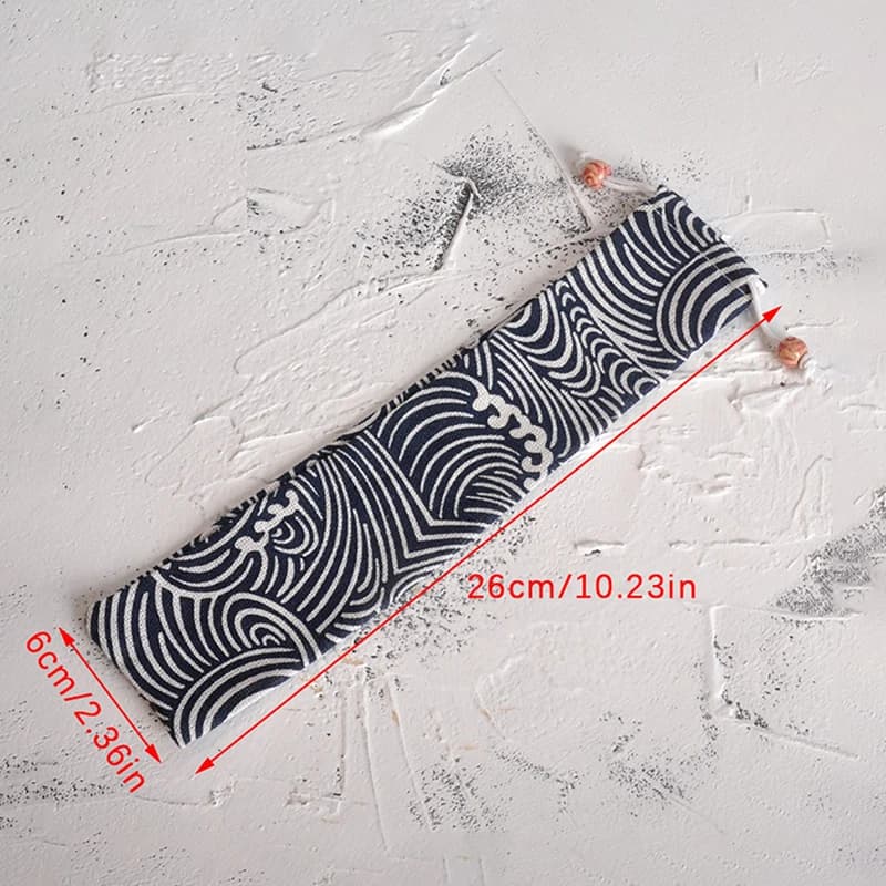 حقيبة قش معدنية قابلة لإعادة الاستخدام لأدوات المائدة ، حقيبة ملونة للسفر ، التخييم ، عيدان الطعام ، ملعقة ، شوكة ، سكين ، حاوية تخزين ، 1 قطعة - 6