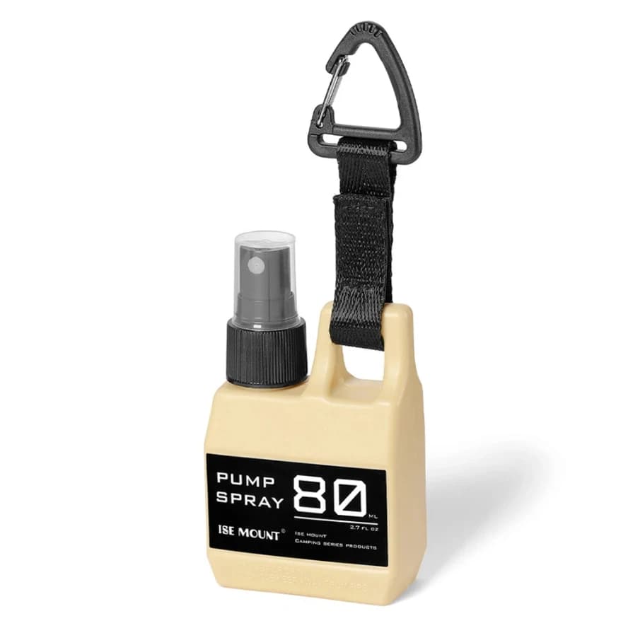80ml Pump Spray Bottle Portable Empty Cosmetic Containers with Buckle Alcohol Perfume Refillable for Outdoor Camping HikingBlack - 4