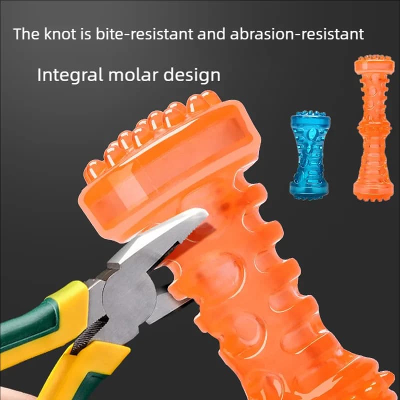 لعبة مضغ للكلاب مقاومة للعض عظم فرشاة أسنان متينة لعبة تفاعلية للجرو للكلاب الصغيرة والمتوسطة والكبيرة إكسسوارات الحيوانات الأليفة