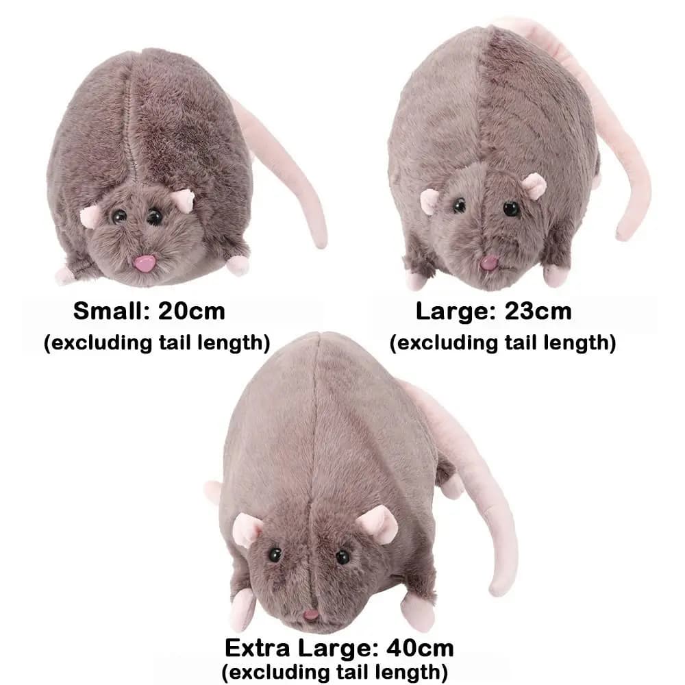 Cute 35/50cm Mouse Doll Plush Oversized Flower Branch Rat Doll Cartoon Soft Animal Figure Kids Gift Birthday - 6
