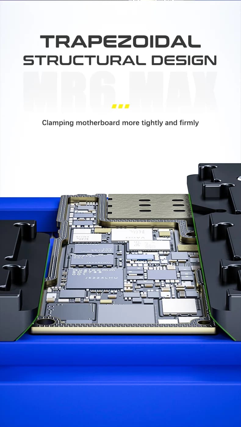 ميكانيك MR6 ماكس حامل لوحة دوائر كهربائية عالمي لأدوات إصلاح لحام شريحة IC لوحة أم هاتف محمول آيفون سامسونج - 6