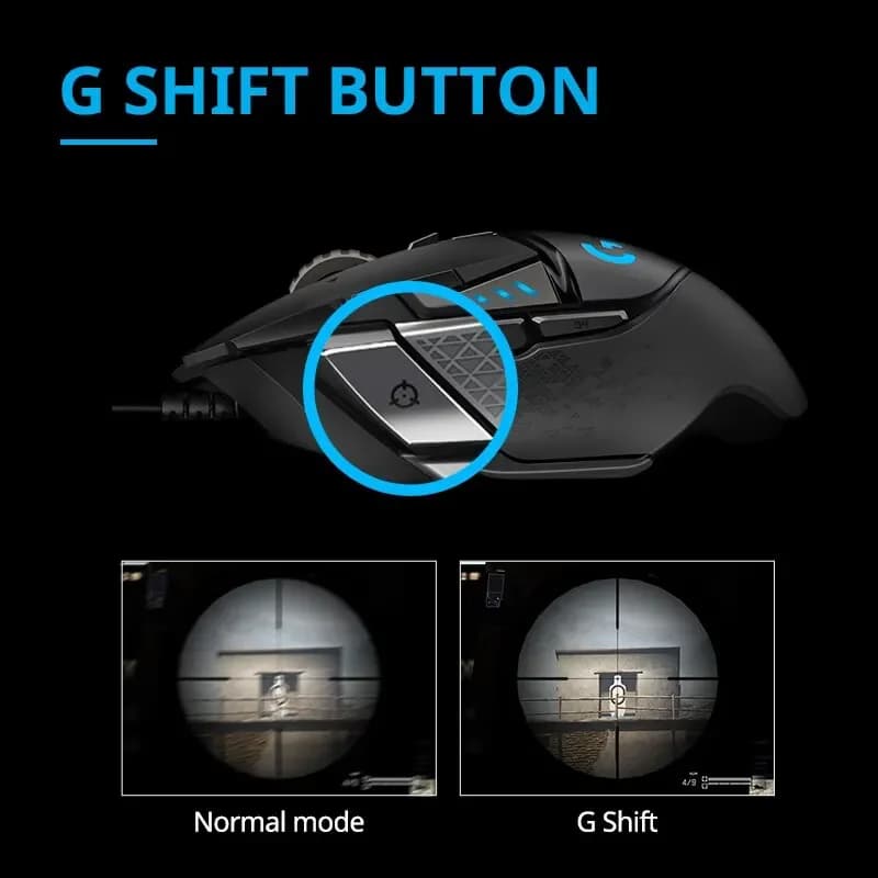 فأرة ألعاب سلكية Logitech G502hero Master، أدوات رياضة إلكترونية، ماكرو CS، ملحقات برمجة - 5